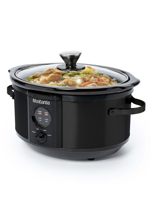 Brabantia Slowcooker BBEK1081MB - voorkant 7 zwart
