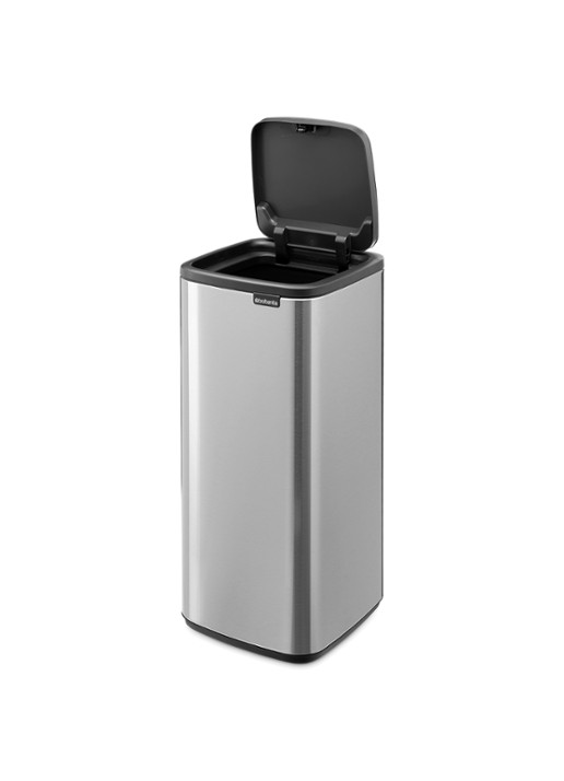 Brabantia Sort & Go prullenbak 3 liter - achterkant 3 zilver