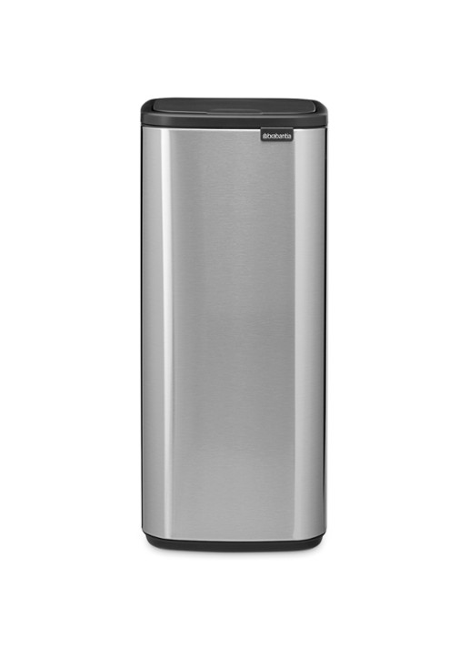Brabantia Sort & Go prullenbak 3 liter - voorkant 2 zilver