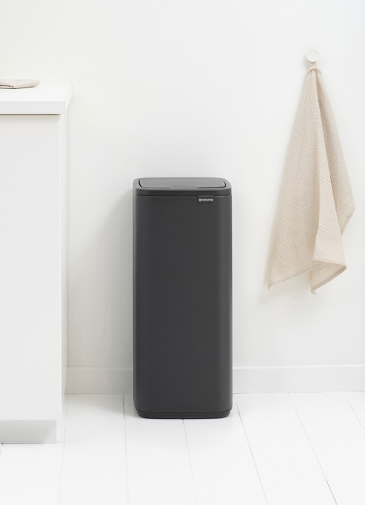 Brabantia Sort & Go prullenbak 6 liter - detail 5 grijs