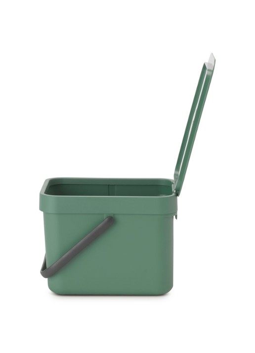 Brabantia Sort & Go prullenbak 6 liter - detail 4 olijfgroen