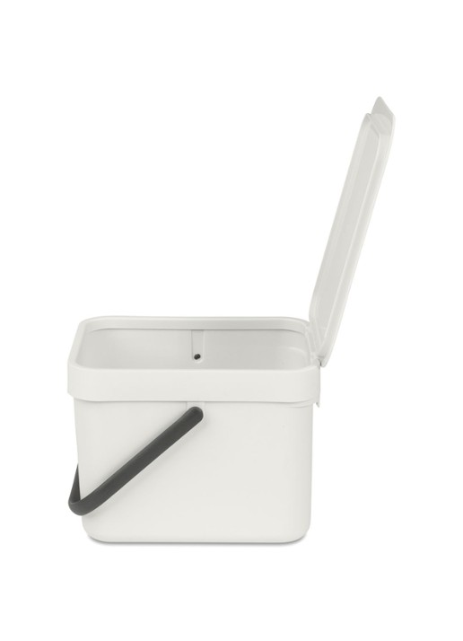 Brabantia Sort & Go prullenbak 6 liter - detail 4 wit