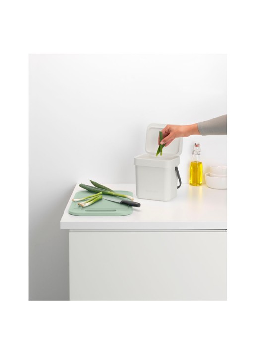Brabantia Sort & Go prullenbak 6 liter - detail 6 wit