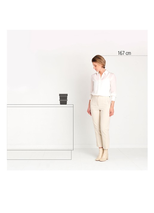 Brabantia Sort & Go prullenbak met hengsel 3 liter - detail 5 mint