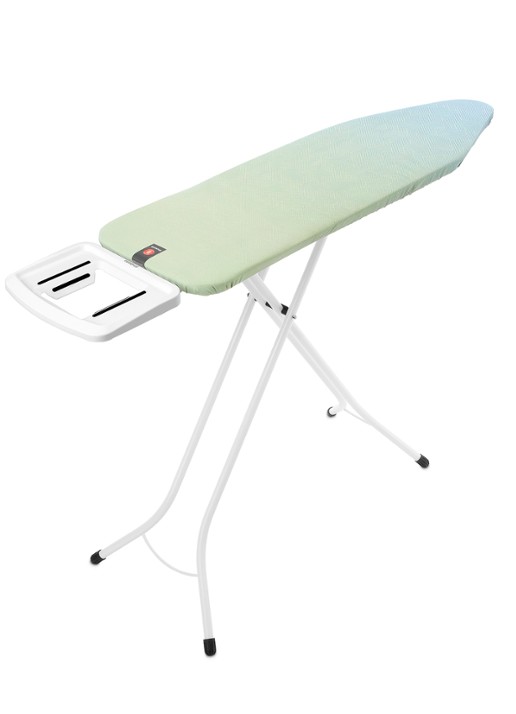 Brabantia Strijkplank B met Strijkijzerhouder 124 x 38 cm - voorkant 4 groen