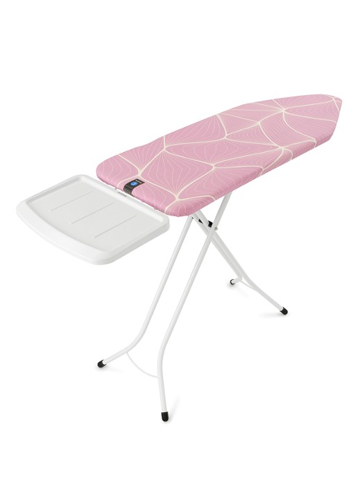 Brabantia Strijkplank C met stoomunithouder 124 x 45 cm - achterkant wit