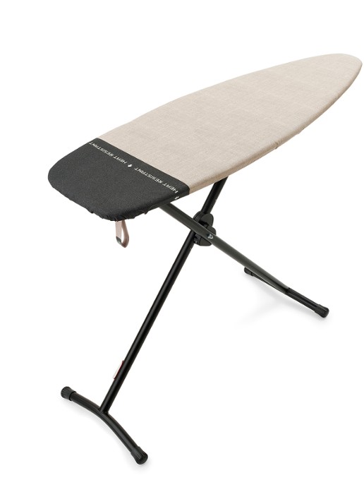 Brabantia Strijkplank en stoombord D 2 in 1 135 x 45 cm - voorkant 8 middengrijs