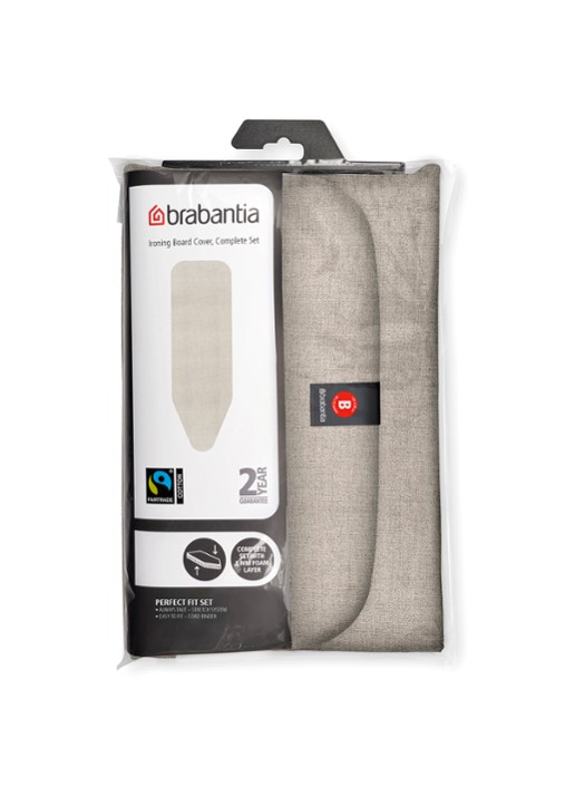 Brabantia Strijkplankhoes B 124 x 38 cm - voorkant 2 beige