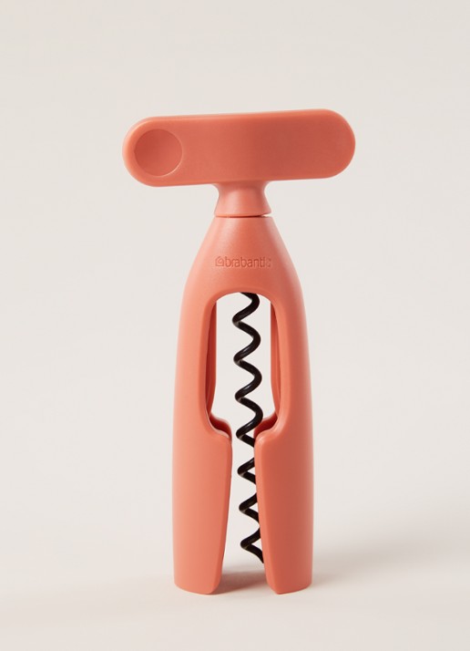 Brabantia TASTY+ kurkentrekker  - voorkant 2 koraalroze