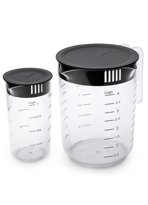 Brabantia  Tasty+ maatbeker set van 2 - detail 3 grijs