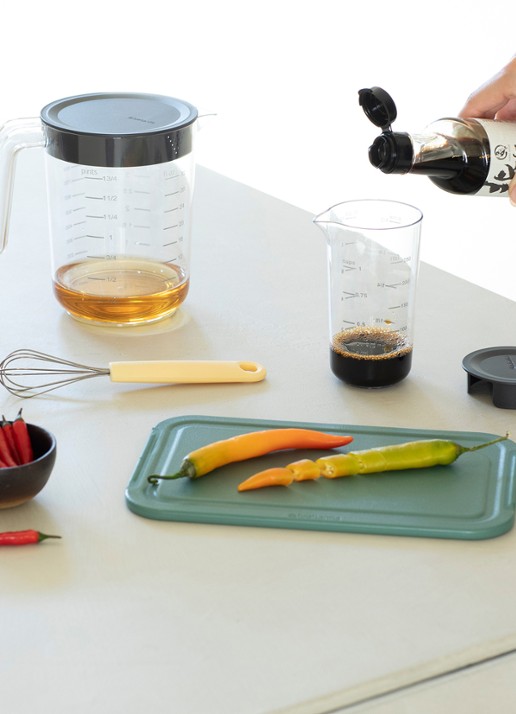 Brabantia  Tasty+ maatbeker set van 2 - voorkant 2 grijs