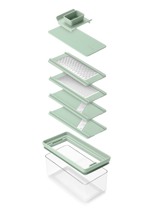Brabantia  Tasty+ mandoline 5-delig - detail 2 groen