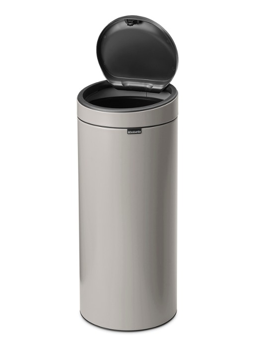 Brabantia Touch Bin prullenbak 30 liter - detail 2 middengrijs