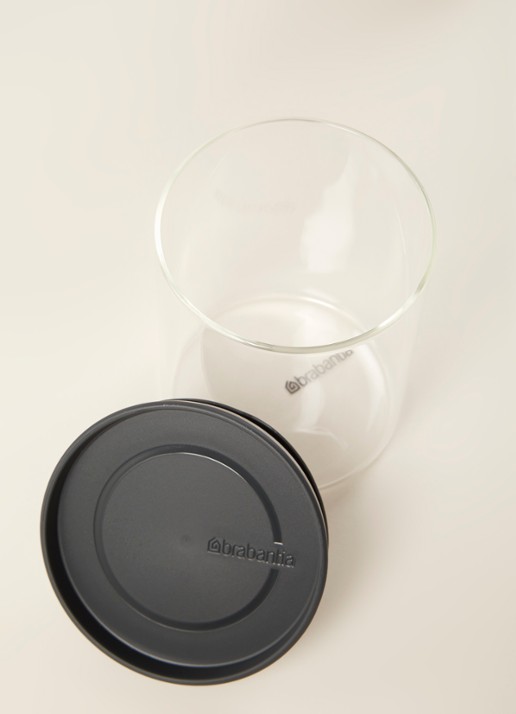Brabantia Voorraadpot - detail 3 antraciet