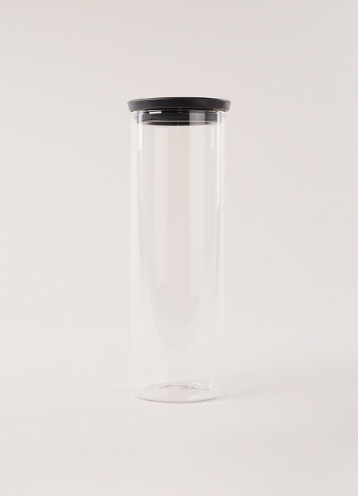 Brabantia Voorraadpot - voorkant 2 antraciet