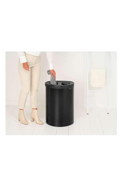 Brabantia Wasmand 63 cm - detail 7 zwart