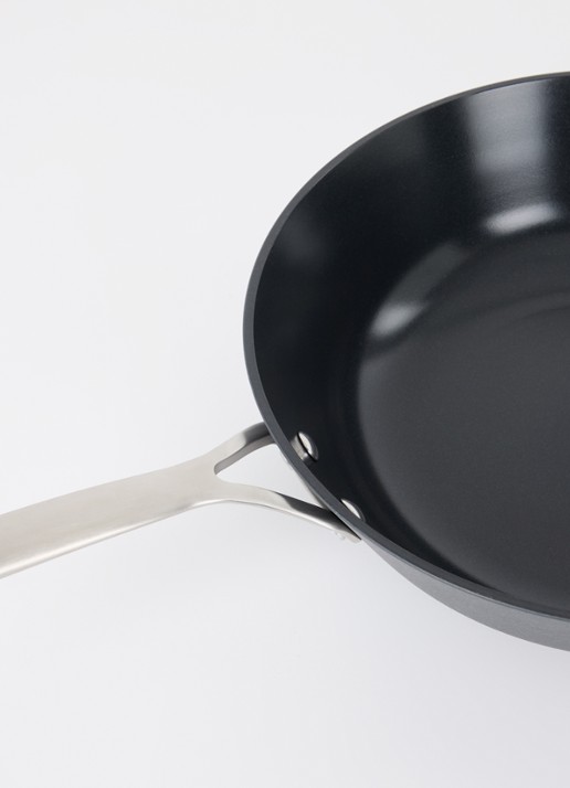 Brabantia Zenn wokpan 30 cm - voorkant 2 zwart