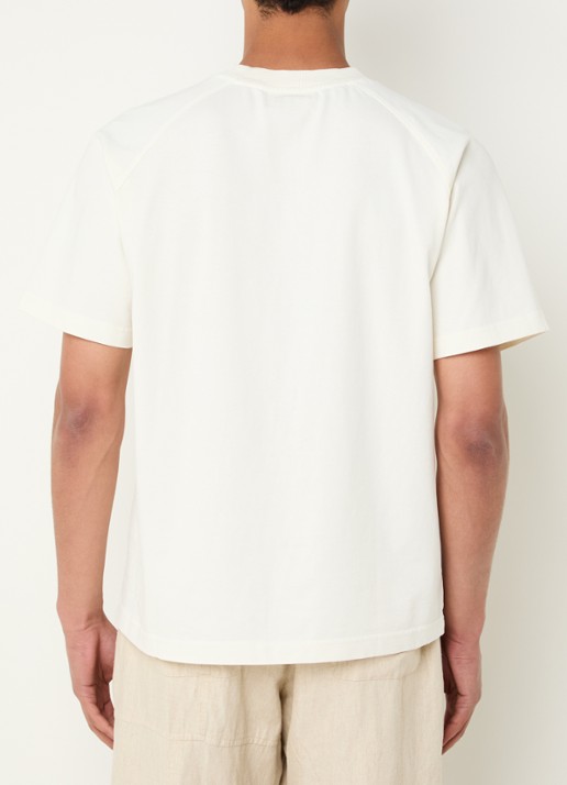 Bram's Fruit F*ck Off T-shirt met print - achterkant 4 gebroken wit