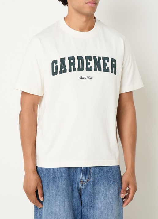 Bram's Fruit Gardener T-shirt met logoborduring