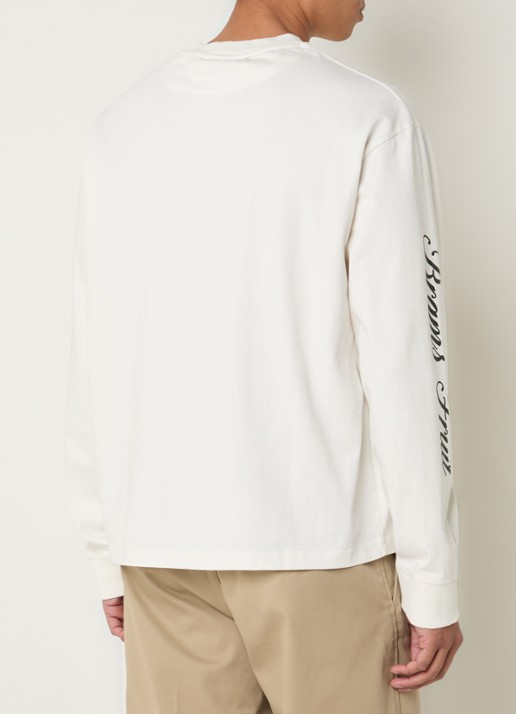 Bram's Fruit Longsleeve met print - achterkant 3 wit