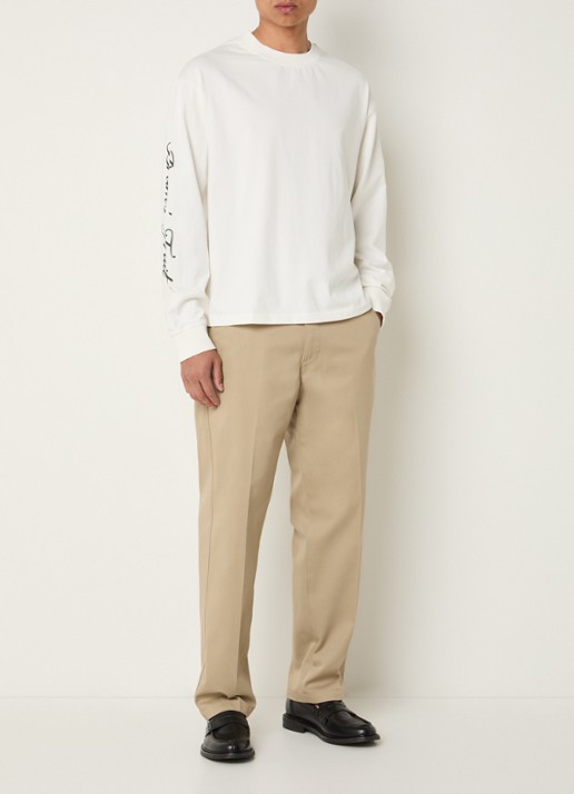 Bram's Fruit Longsleeve met print - voorkant 2 wit