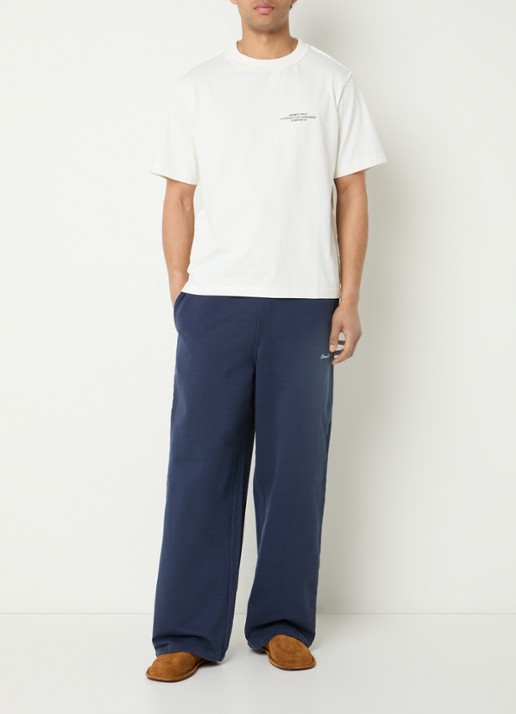 Bram's Fruit Loose fit joggingbroek met trekkoord - voorkant 3 indigo