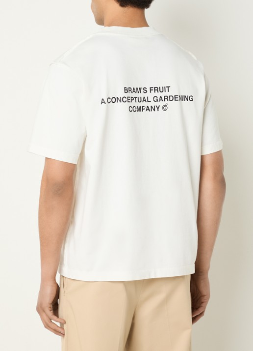 Bram's Fruit Stamp T-shirt met logo- en backprint