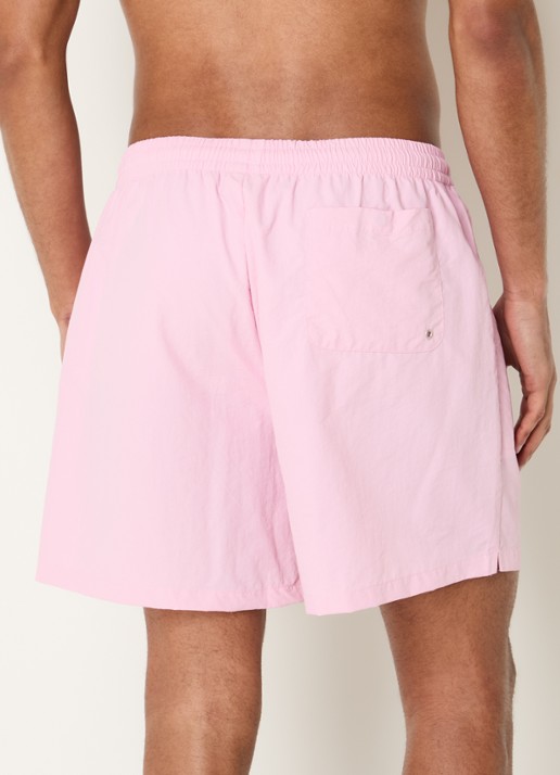 Bram's Fruit Zwemshorts met logo - achterkant roze
