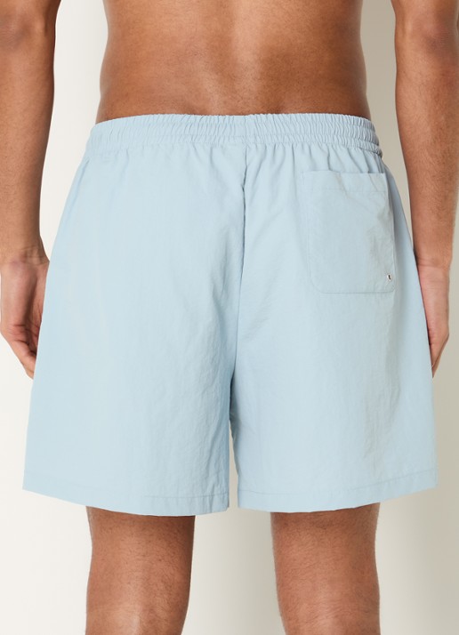 Bram's Fruit Zwemshorts met logo - achterkant 4 blauwgrijs