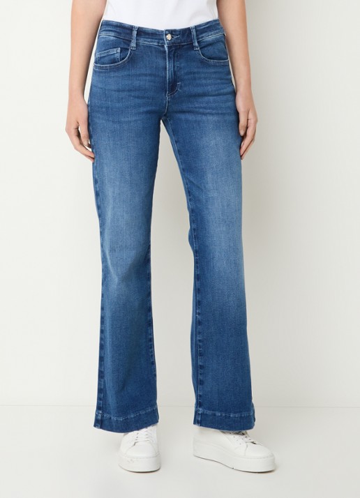 BRAX Maine high waist flared jeans met steekzakken