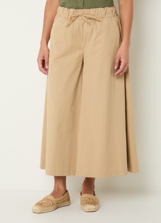 BRAX Maja high waist wide fit broek met steekzakken
