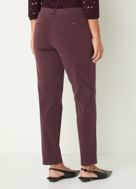 BRAX Maron mid waist slim fit broek met steekzakken - achterkant 2 koper