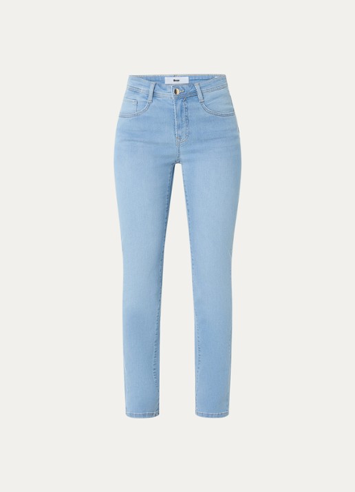 BRAX Mary high waist skinny fit jeans met steekzakken - voorkant 4 indigo
