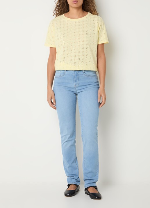BRAX Mary high waist skinny fit jeans met steekzakken - voorkant 5 indigo