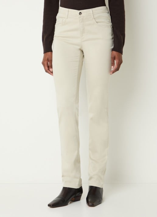 BRAX Mary high waist slim fit chino met steekzakken