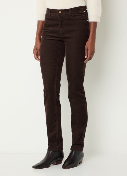 BRAX Mary mid waist skinny fit chino van corduroy