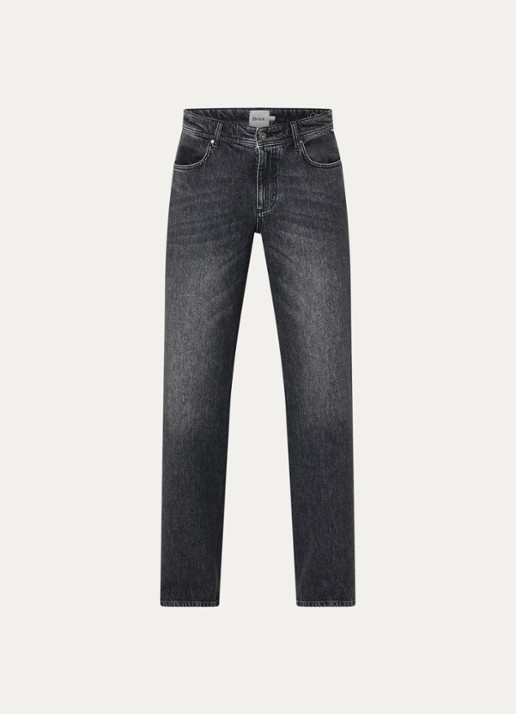 BRAX Morgan high waist wide leg jeans  - voorkant donkergrijs