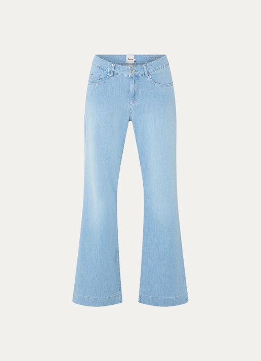 BRAX Shakira high waist flared jeans met steekzakken - voorkant 4 indigo