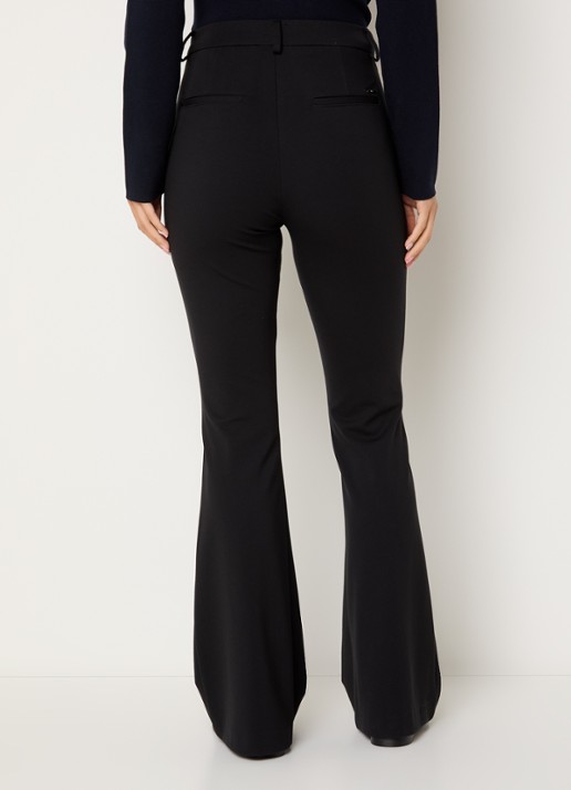 BRAX Shakira high waist loose fit pantalon met steekzakken - achterkant zwart