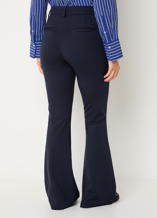 BRAX Shakira high waist loose fit pantalon met steekzakken - achterkant 3 donkerblauw