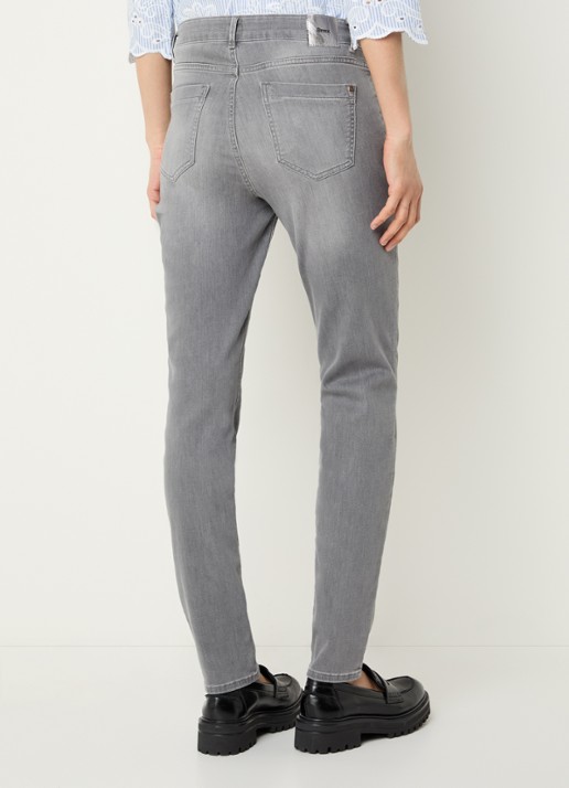 BRAX Shakira high waist skinny fit jeans met steekzakken - achterkant 3 grijs