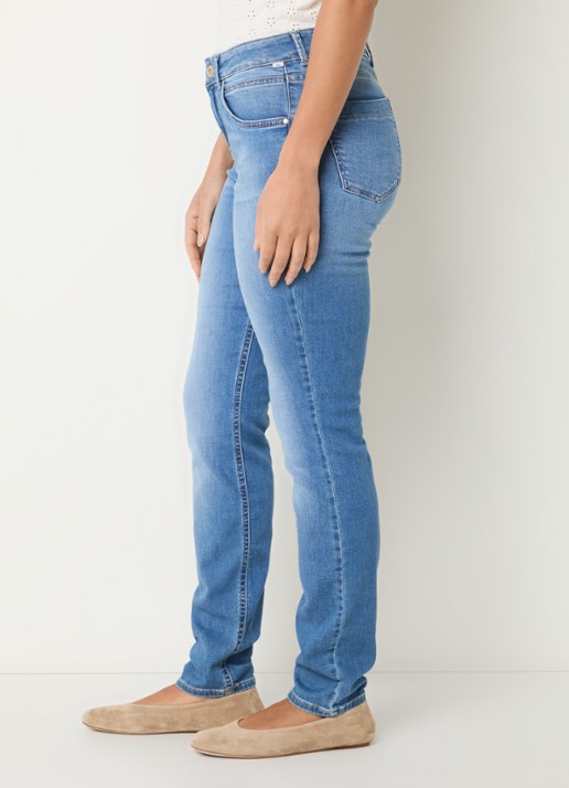 BRAX Shakira high waist skinny fit jeans met steekzakken - detail 5 indigo