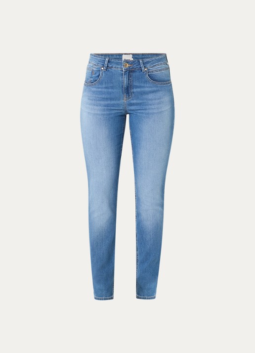 BRAX Shakira high waist skinny fit jeans met steekzakken - voorkant indigo