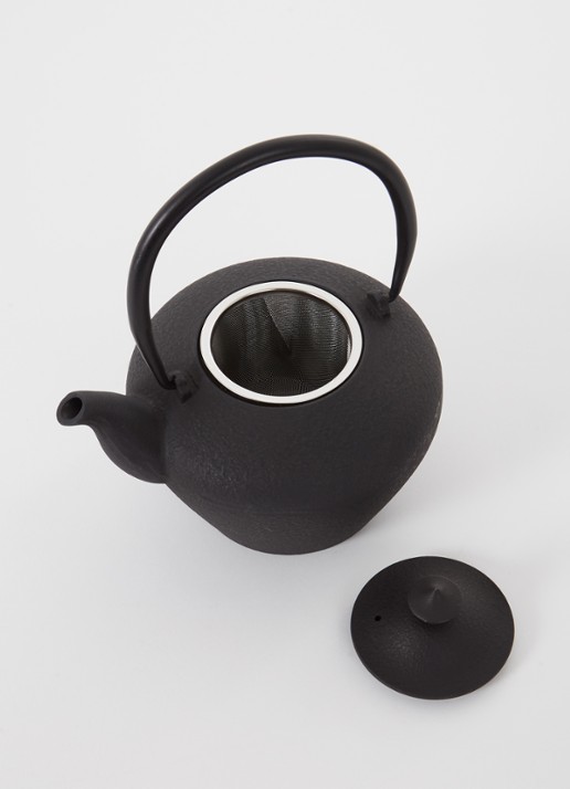 Bredemeijer Chengdu theepot 1 liter - voorkant 2 zwart