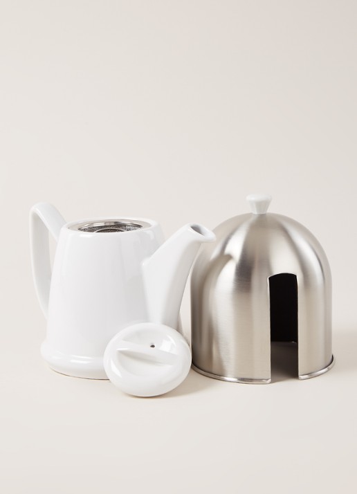 Bredemeijer Cosy Manto theepot 1 liter - detail zilver