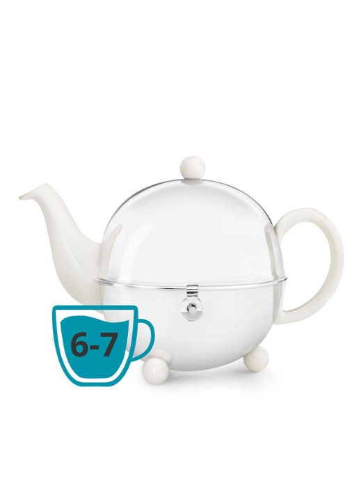 Bredemeijer Cosy theepot 1,3 liter - detail 2 wit