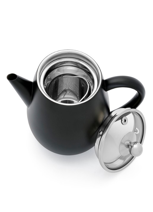 Bredemeijer Duet Eva theepot 0,5 liter - detail zwart
