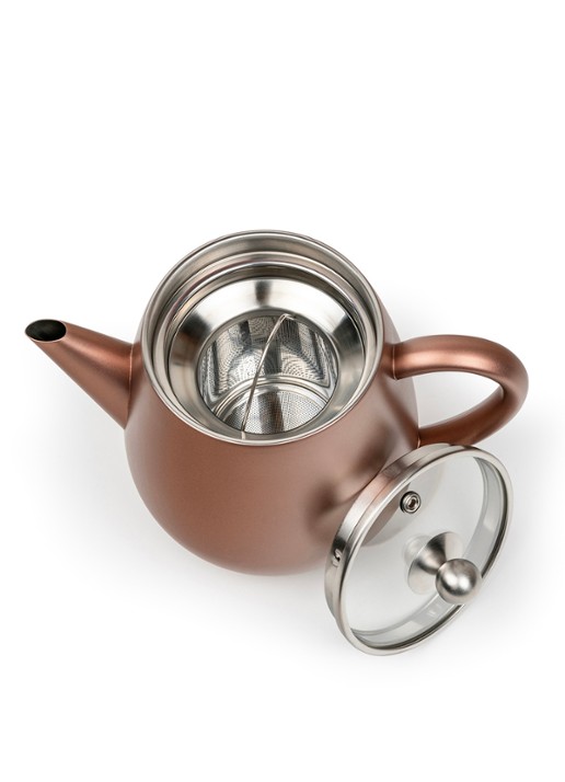 Bredemeijer Eva theepot 1,1 liter - detail 3 bruin