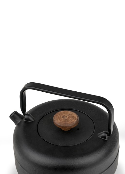 Bredemeijer Henan theepot 0,75 liter - voorkant 6 zwart
