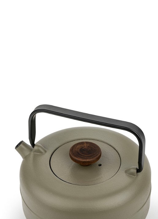 Bredemeijer Henan theepot 0,75 liter - voorkant 2 khaki